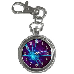 Beautiful Bioluminescent Sea Anemone Fractalflower Key Chain Watches by jayaprime