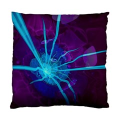 Beautiful Bioluminescent Sea Anemone Fractalflower Standard Cushion Case (two Sides) by jayaprime