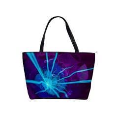 Beautiful Bioluminescent Sea Anemone Fractalflower Shoulder Handbags by jayaprime