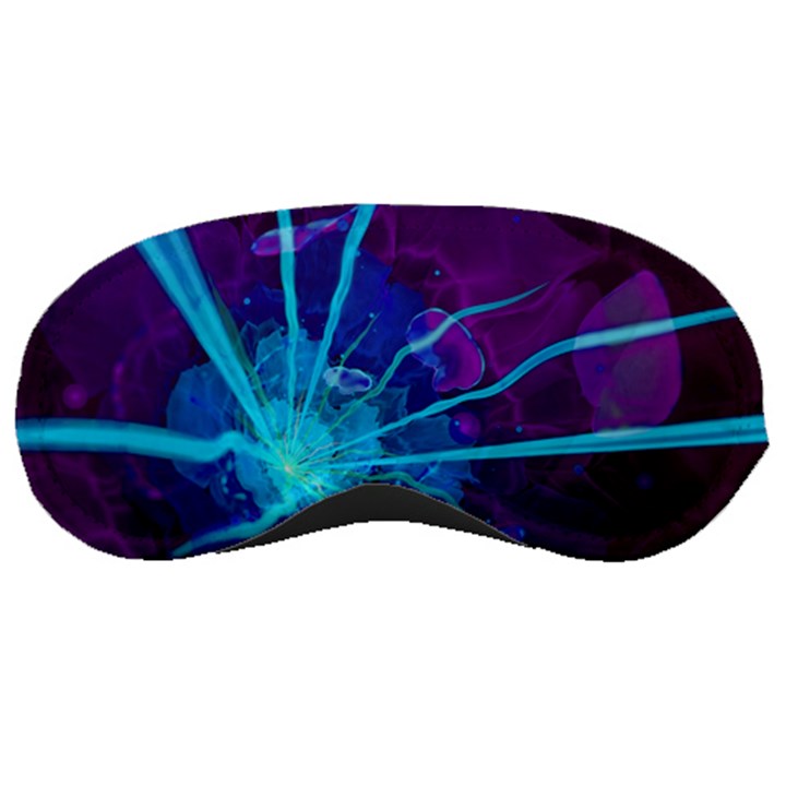 Beautiful Bioluminescent Sea Anemone Fractalflower Sleeping Masks