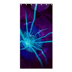 Beautiful Bioluminescent Sea Anemone Fractalflower Shower Curtain 36  X 72  (stall)  by jayaprime