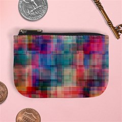 Rainbow Prism Plaid  Mini Coin Purses by KirstenStar