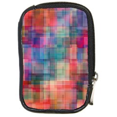 Rainbow Prism Plaid  Compact Camera Cases by KirstenStar