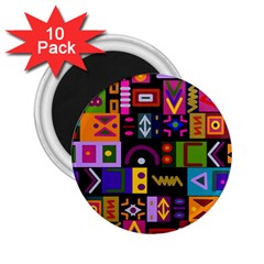 Abstract A Colorful Modern Illustration 2 25  Magnets (10 Pack)  by Celenk