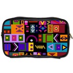 Abstract A Colorful Modern Illustration Toiletries Bags 2-Side Front