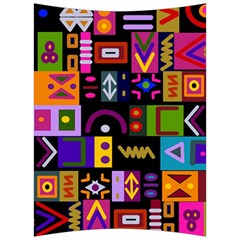 Abstract A Colorful Modern Illustration Back Support Cushion