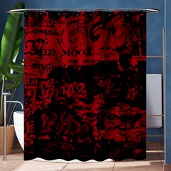 Graffiti Shower Curtain 60  X 72  (medium)  by ValentinaDesign