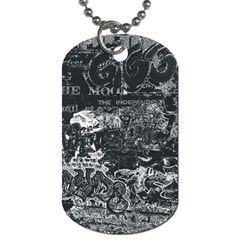 Graffiti Dog Tag (one Side) by ValentinaDesign