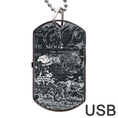 Graffiti Dog Tag Usb Flash (two Sides) by ValentinaDesign