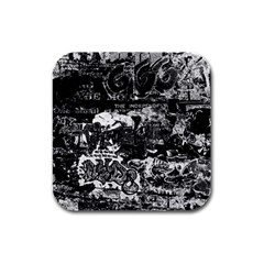 Graffiti Rubber Square Coaster (4 Pack) 