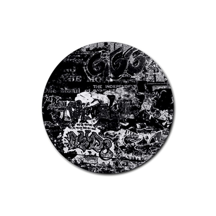 Graffiti Rubber Coaster (Round) 