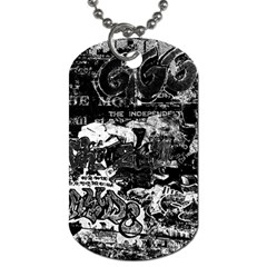 Graffiti Dog Tag (One Side)