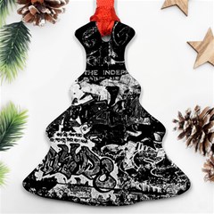 Graffiti Christmas Tree Ornament (two Sides) by ValentinaDesign