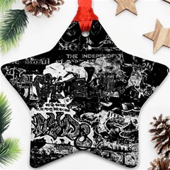 Graffiti Star Ornament (two Sides) by ValentinaDesign