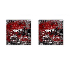 Graffiti Cufflinks (square) by ValentinaDesign