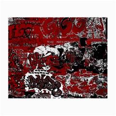 Graffiti Small Glasses Cloth (2-side) by ValentinaDesign