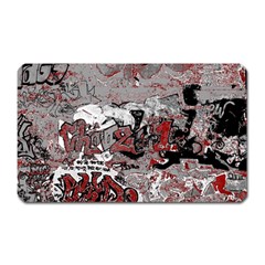 Graffiti Magnet (rectangular) by ValentinaDesign