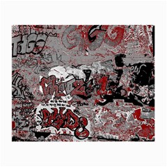 Graffiti Small Glasses Cloth (2-side) by ValentinaDesign