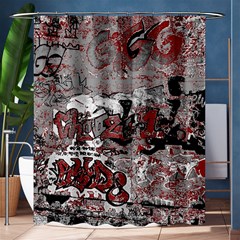 Graffiti Shower Curtain 60  X 72  (medium)  by ValentinaDesign