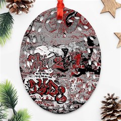 Graffiti Ornament (oval Filigree) by ValentinaDesign