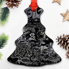 Graffiti Christmas Tree Ornament (two Sides) by ValentinaDesign