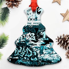 Graffiti Christmas Tree Ornament (two Sides) by ValentinaDesign