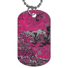 Graffiti Dog Tag (one Side) by ValentinaDesign