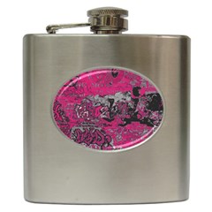 Graffiti Hip Flask (6 Oz) by ValentinaDesign