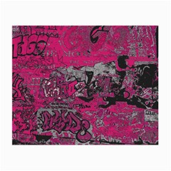 Graffiti Small Glasses Cloth (2-side) by ValentinaDesign