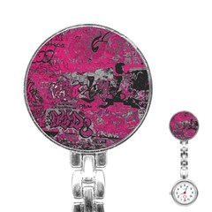 Graffiti Stainless Steel Nurses Watch by ValentinaDesign