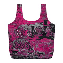 Graffiti Full Print Recycle Bags (l)  by ValentinaDesign