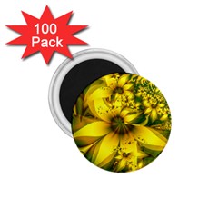 Beautiful Yellow-green Meadow Of Daffodil Flowers 1 75  Magnets (100 Pack)  by jayaprime