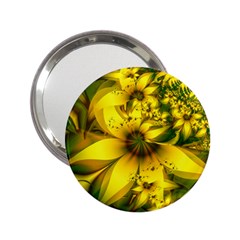 Beautiful Yellow-green Meadow Of Daffodil Flowers 2 25  Handbag Mirrors by jayaprime