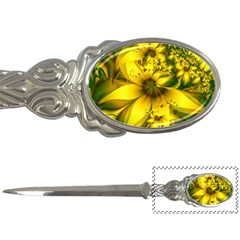 Beautiful Yellow-green Meadow Of Daffodil Flowers Letter Openers by jayaprime