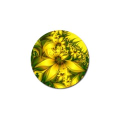 Beautiful Yellow-green Meadow Of Daffodil Flowers Golf Ball Marker by jayaprime