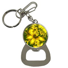 Beautiful Yellow-green Meadow Of Daffodil Flowers Button Necklaces by jayaprime