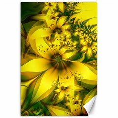 Beautiful Yellow-green Meadow Of Daffodil Flowers Canvas 20  X 30   by jayaprime