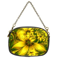 Beautiful Yellow-green Meadow Of Daffodil Flowers Chain Purses (one Side)  by jayaprime