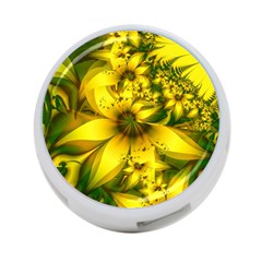 Beautiful Yellow-green Meadow Of Daffodil Flowers 4-port Usb Hub (two Sides)  by jayaprime