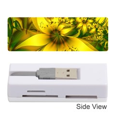 Beautiful Yellow-green Meadow Of Daffodil Flowers Memory Card Reader (stick)  by jayaprime