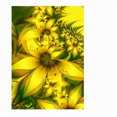 Beautiful Yellow-green Meadow Of Daffodil Flowers Large Garden Flag (two Sides) by jayaprime