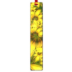 Beautiful Yellow-green Meadow Of Daffodil Flowers Large Book Marks by jayaprime