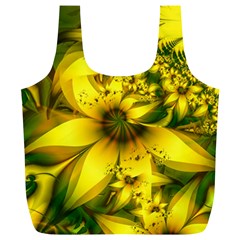 Beautiful Yellow-green Meadow Of Daffodil Flowers Full Print Recycle Bags (l)  by jayaprime