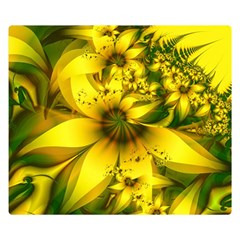 Beautiful Yellow-green Meadow Of Daffodil Flowers Double Sided Flano Blanket (small)  by jayaprime