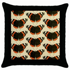 Butterfly Butterflies Insects Throw Pillow Case (black) by Celenk