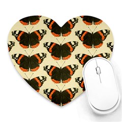 Butterfly Butterflies Insects Heart Mousepads by Celenk