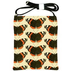 Butterfly Butterflies Insects Shoulder Sling Bags by Celenk