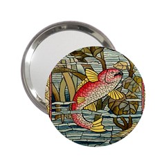 Fish Underwater Cubism Mosaic 2 25  Handbag Mirrors by Celenk