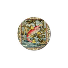 Fish Underwater Cubism Mosaic Golf Ball Marker (10 Pack) by Celenk