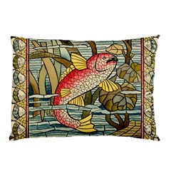 Fish Underwater Cubism Mosaic Pillow Case by Celenk